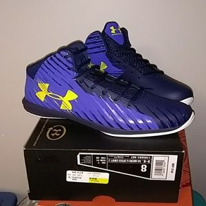 Mens UA Micro speed swift 2 sneakers  blue school